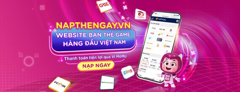 Napthengay là gì? Mua thẻ game tại napthengay.vn bằng MoMo